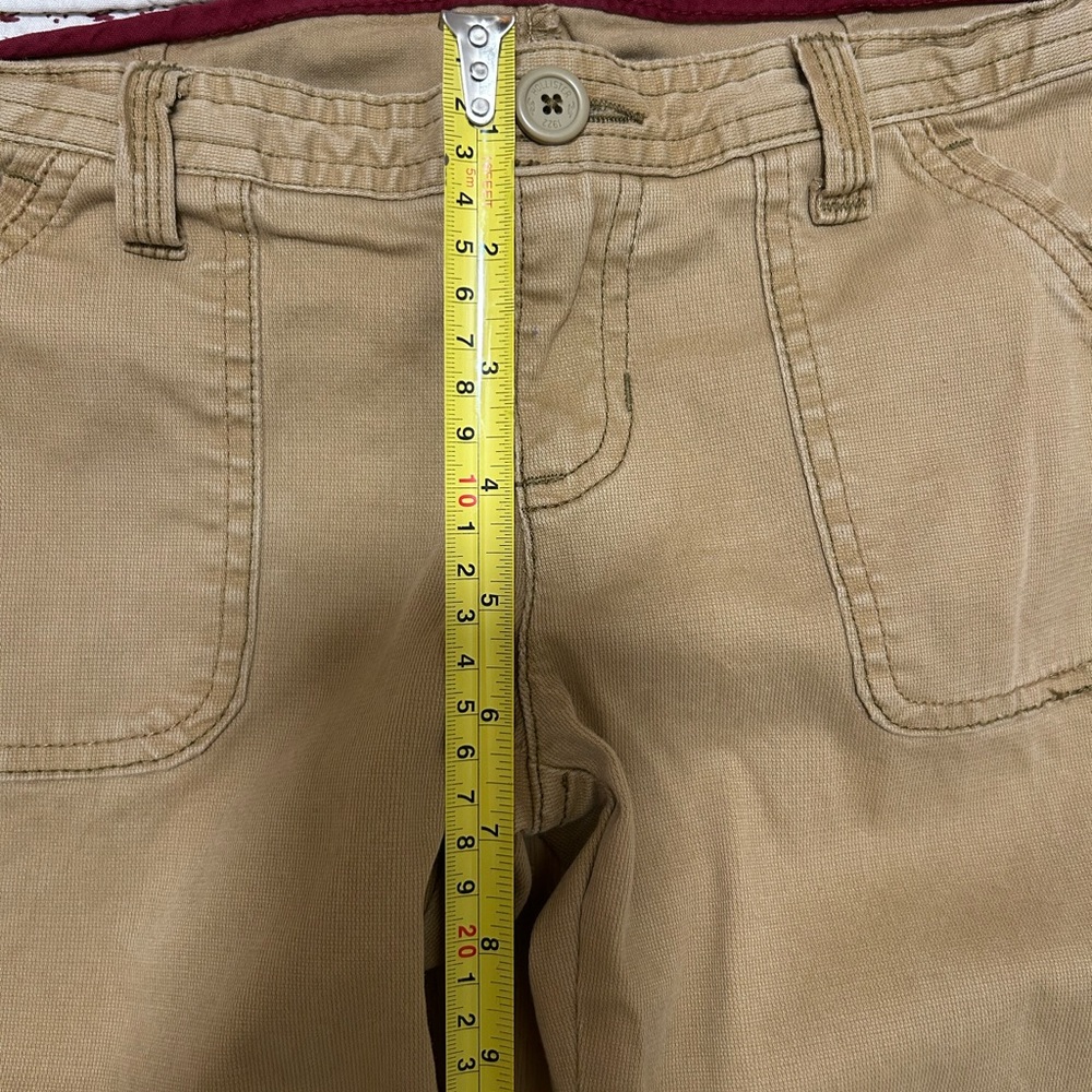 Y2K Hollister Low Rise Flare Khaki Utility Pants - Picture 11 of 14